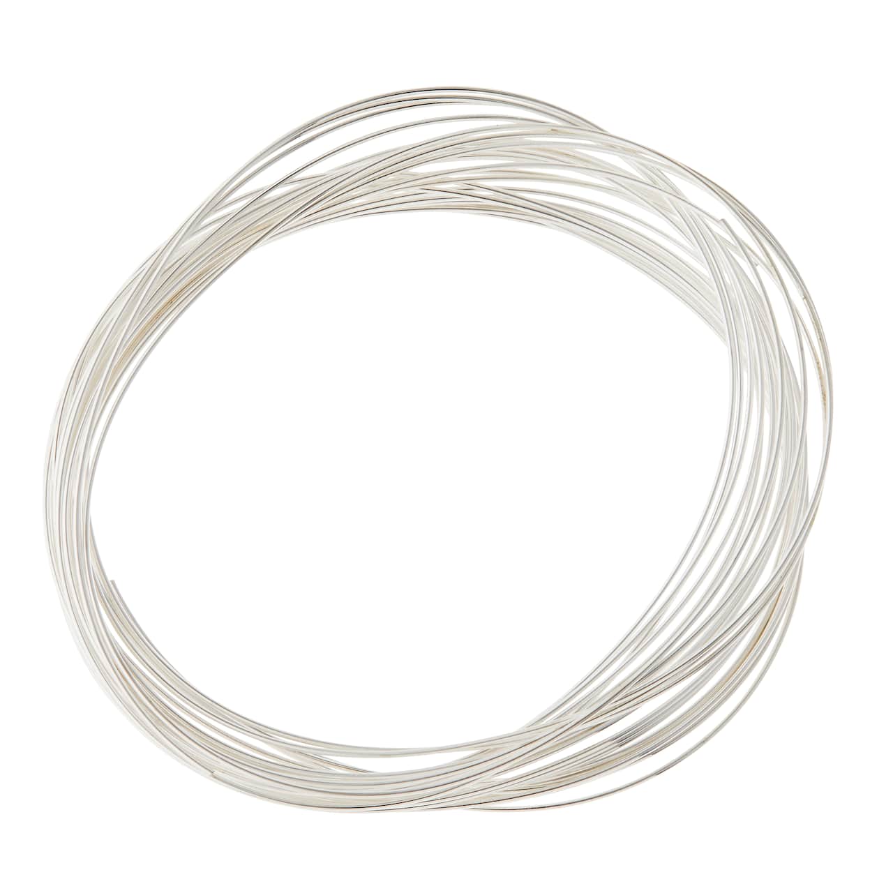 Beadalon&#xAE; Silver-Plated Memory Wire, Oval Bracelet